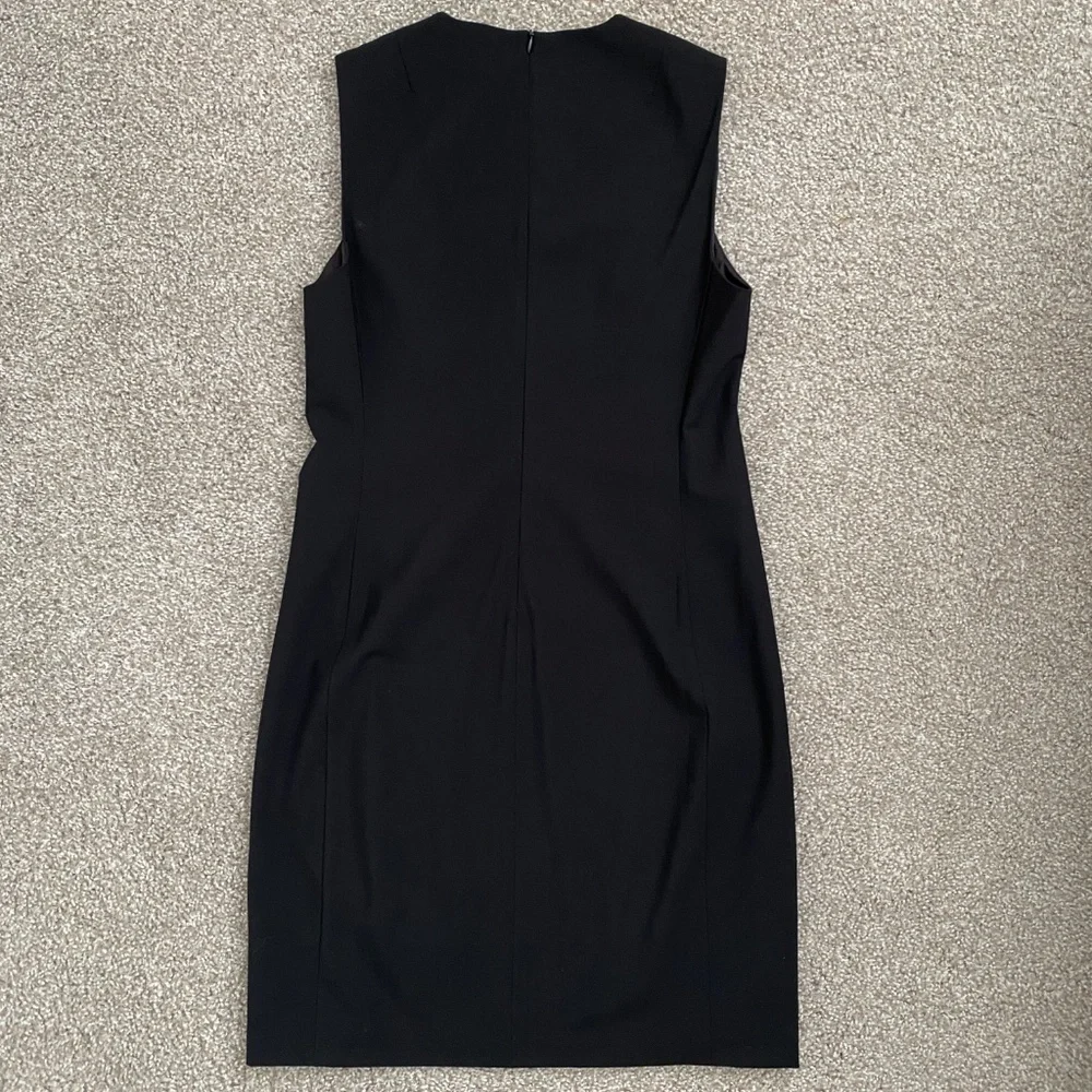 Quince Women's Italian Wool Sleeveless Dress Black Size 8 - Picture 6 of 6